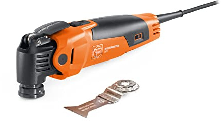 FEIN Multimaster MM 500 Plus Basic, Utensile con lama bimetallica per legno, metallo e plastica, Motore FEIN da 350 W, Sistema antivibrazioni, Attacco StarlockPlus, Sistema di serraggio rapido