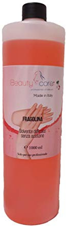 FRAGOLINA 1L Solvente delicato SENZA Acetone 1000ml BEAUTYCORE pre-trattamento