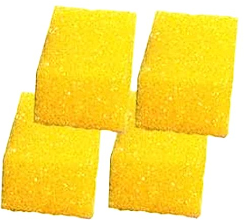 BricolagePro - 16 spugne per la pulizia, pietra d'argento, pietra bianca e pietra d'argilla. Pulisce senza graffi, 10 x 6 x 4 cm