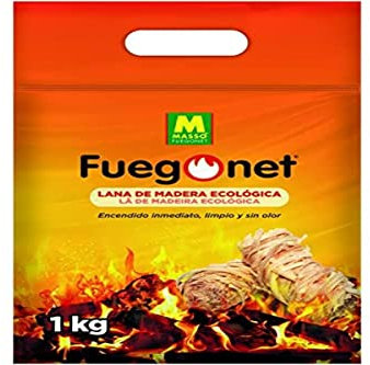 Lana Enciende Fuegos Ecológica 1Kg Fuegonet 231653 Massó