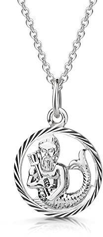 Xaana Anhänger Sternzeichen Wassermann inkl. Kette 42/45 cm 925er Sterlingsilber AMZ0526