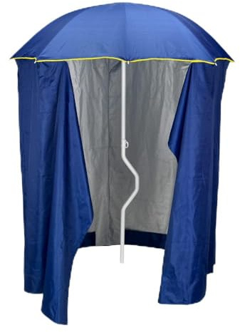 Produce Shop Ombrellone Mare GiraFacile 200 Cm Protezione UV Tenda Spiaggia Pesca Zeus - Blu