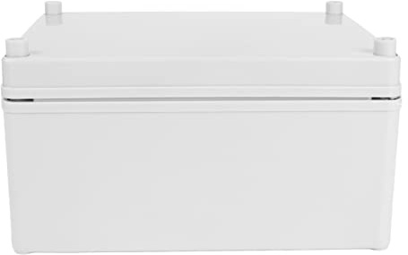 Anschlussdose, Abzweigdose Wasserdichtes IP65 Abzweigkasten ABS Elektrisches Anschlusskästen DIY Kunststoff Fall Verdrahtungs Verteilerkasten Aufputz Schalter Box 200X150X100mm