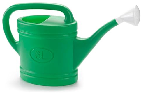 Acan Tradineur Arrosoir Plastique Capacité 6L Ustensiles de Jardinage Arrosage Maison Balcon Terrasse Patio Vert