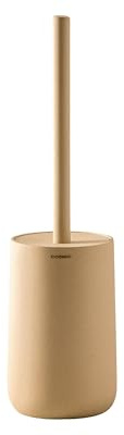 COSMIC Saona Escobilla de Baño de Diseño Elegante Fabricada en Resina. Escobillero de Suelo para WC en Color Sand | Diseño elegante. Escobillero de suelo para WC