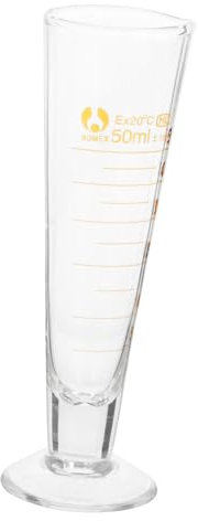 COLLBATH Glas-messbecher Mit Graduierung Becherglas Kapazität Transparenter Flüssigkeitsbehälter Tasse Für Labortests Und Kleine Mengen