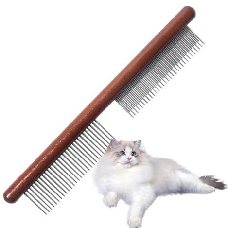 Flohkamm für Katzen, Flohkamm für Hunde, feine Zahnbürste, Läusekamm für Tiere, Katzenkamm, Flöhbürste, Läusekamm, P-Kamm