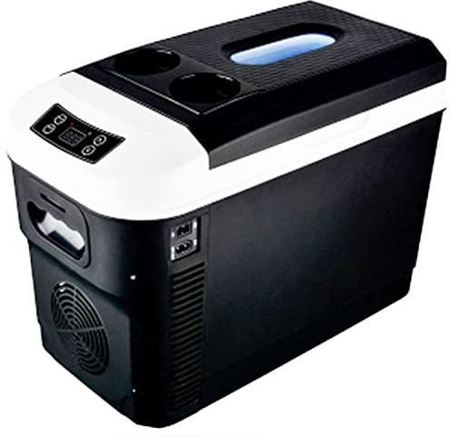 Mini Fridge 12/24v Car refrigerator portable, heating and cooling car home dual-use refrigerators for camping outdoor travel, for car, truck, home,15L