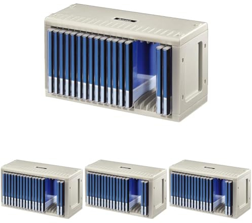 Hama CD-Rack 20, 00048402, Weiß (Packung mit 4)
