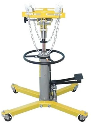 FLFHDUP Cric Auto Leve Voiture Cric de Transmission télescopique hydraulique de Levage élevé de 0.5T utilisé pour la boîte de Vitesses de Voiture de Levage élevé(Yellow)