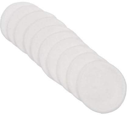 BAZEITFLOW Wiederverwendbare Baumwoll Wattepads 8cm Weich Sanft Waschbare Make up Entferner Pads Für Gesichtspflege Porentiefe Reinigung Reisegröße Nachhaltige Abschminkpads