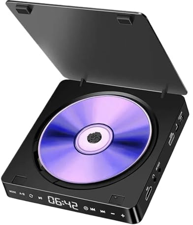 DVD-spelare HD 1080P Bärbar CD VCD Hifi Stereo Videospelare Fungerar For TV-projektor