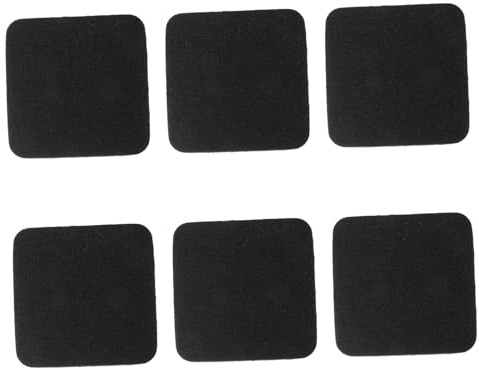 GALPADA 6pcs Anti-vibration Rubber Shock Absorbing Pads Thickened Noise Reduction Mat for Treadmill Floor Protector Cushioned Fitness Equipment Mat for Home Gym