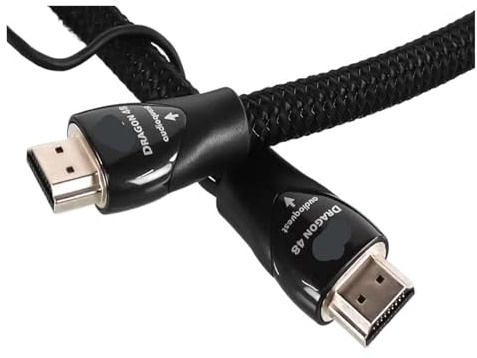 Compatible Avec Dragon, Câble HDMI 48 8K 10K PSS Argent EARC HD AV TV 48 Gbps 2.1.(3m)