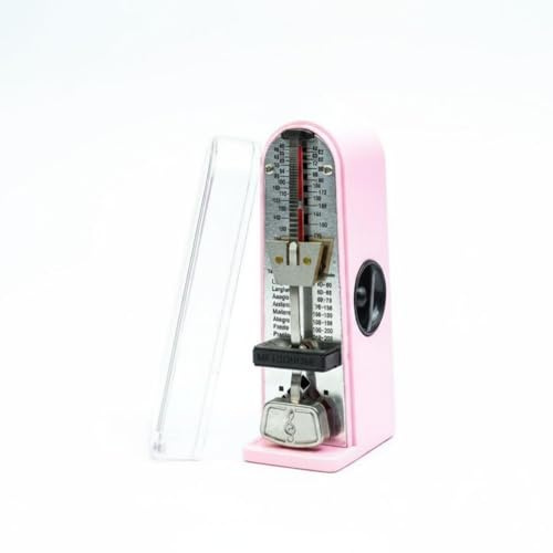 FytStycale Métronome Mécanique Portable 40-208 BPM sans Pile, Rose | Métronome de Poche Batteur de Mesure, Instrument de Rythme avec Remontage Manuel pour Musiciens, Débutants