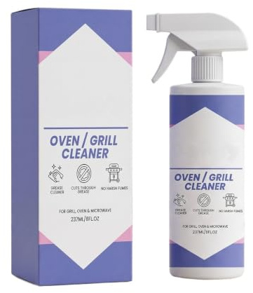 Limpiador de hornos y parrillas 237 ml, elimina eficazmente las manchas mantiene la cocina limpia for cocinar todos los días(2pcs)