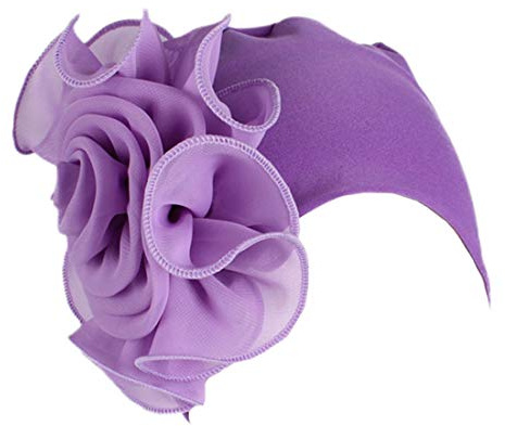 YONKOUNY Turban Hut Damen Sommer Elastisch Wraps Blumenmuster Kopftuch Chemo Hut Kopfbedeckung Kopfbedeckungen Kappe Kopfband Turban Mütze Beanie