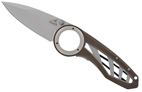 Gerber Taschenklappmesser mit Taschenclip, Klingenlänge: 7,3 cm | Remix Folding Outdoor Knife, Grau, 31-003640