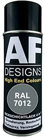 4 IN 1 Ral 7012 Gris Basalto Dickschichtlack Laca Spray Lata de Aerosol