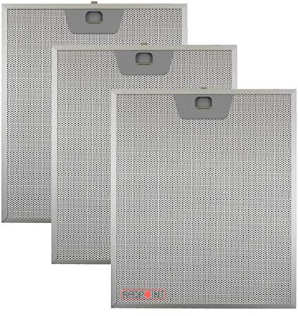 REDPOINT® KIT 3 pcs. FILTRI ALLUMINIO per CAPPE FABER mm.253 x 300 x 8