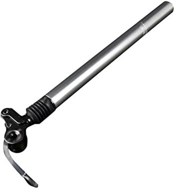 BESPORTBLE Sattelstütze Aus Aluminiumlegierung Extra Gefederte Sattelstütze Carbon-sattelstütze Silber Ersatz Für Fahrrad