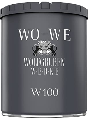 WO-WE Bootslack Parkettlack Schiffslack Holzlack Seidenglänzend Anthrazitgrau für Holz Boot Schiff - 750ml