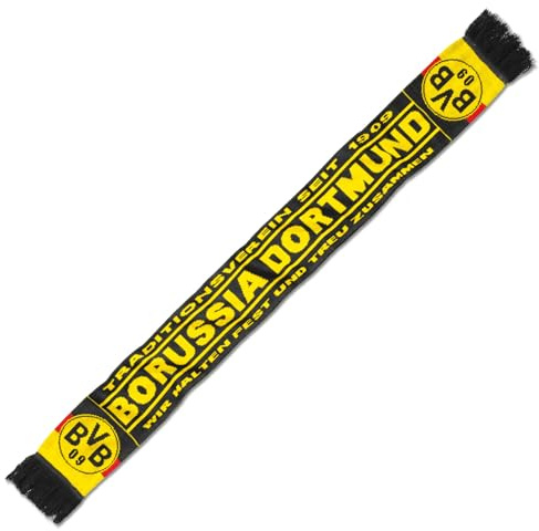 Borussia Dortmund BVB Schal Fanschal (schwarz/gelb, one size)