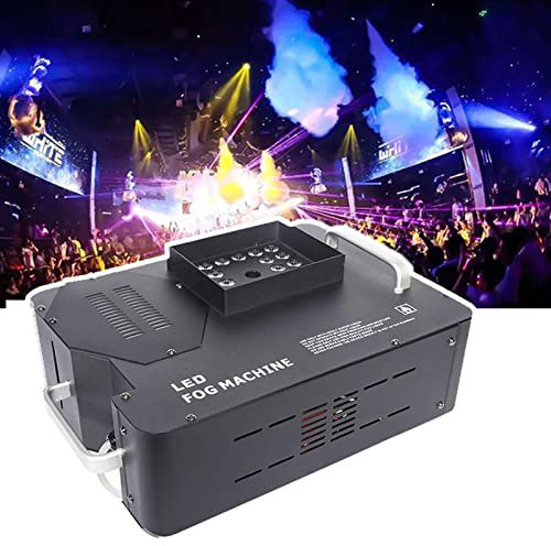 LEFEDA Máquina de Niebla de Humo Estilo Colgante máquina de Humo Llama de Escenario 24 iluminación Led pulverizador Vertical con Control Remoto para Escenario Bar espectáculo atmosférico