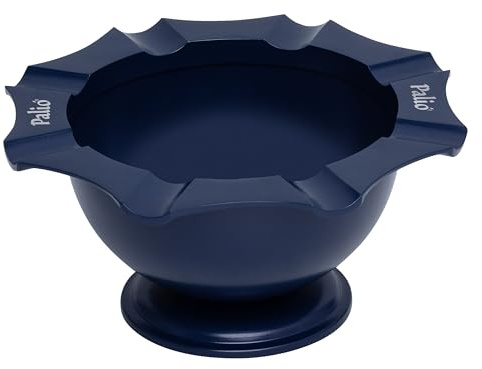 Palió® Tazza ashtray combines functionality with aesthetics, providing a stylish solution for cigar enthusiasts who enjoy sharing their smoking experience with others. (Blue)