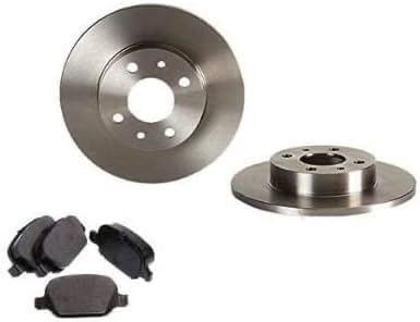 COPPIA KIT DISCHI FRENO + PASTIGLIE POSTER. COMPATIBILE CON AR 147 (937_) 156 (932_) GT