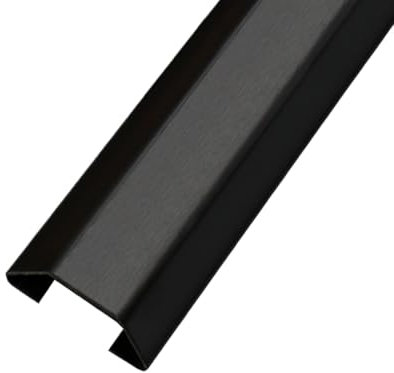 YLLSMGS Metal Floor Cable Cover 39in Stainless Steel Decorative Self Adhesive Cable Hider Cable Cover Floor for Office Home Public(Black,30 * 12mm/1.18 * 0.47in)