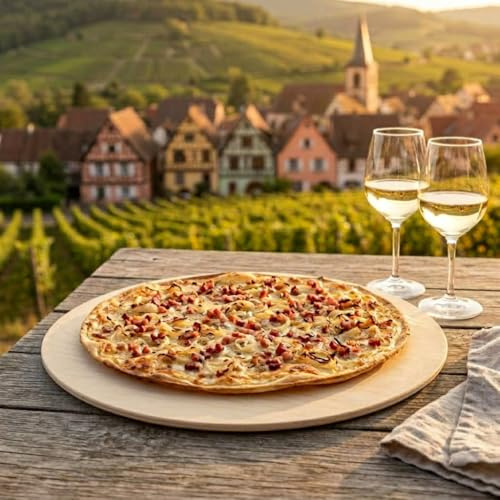 Bütic Birken - Tabla redonda para pizza (60 cm de diámetro)