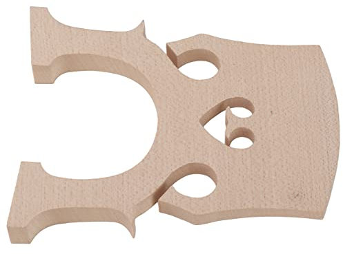 Qukaim Cello Bridge 4/4 Cellobrücke Ahornholz Ersatz Accory für Celli geeignet für Celli - Hochwertiges Musikinstrument-Teil