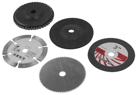 AILIMIAO 5 x 75 mm Trennscheibe für 10 mm Bohrungswinkelschleifer, Metall-Kreissägeblatt, flache Klappe, Schleifscheiben, Schleifscheiben, Werkzeug