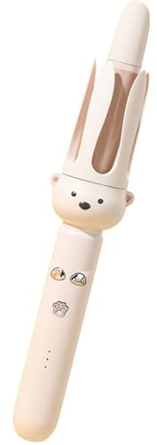 Fer à friser automatique Fer à friser rotatif ions négatifs avec minuterie et 3 niveaux de température 1.1 Bigoudi résistant la chaleur pour femmes..