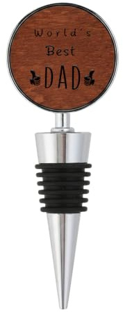 Huaceary Best Dad Gifts for Dads Wine Bottle Stoppers Fathers Day Presents for Dads Gifts for Daddy Gift from Daughter Son Dad Birthday Gift for Papa Father Daddy Presents Christmas Valentines