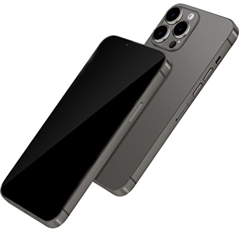 Perusha Sans logo - Téléphone non fonctionnel - Modèle d'affichage factice - Jouet de téléphone pour téléphone 13 Pro Max 13 mini (6,7, écran noir gris)