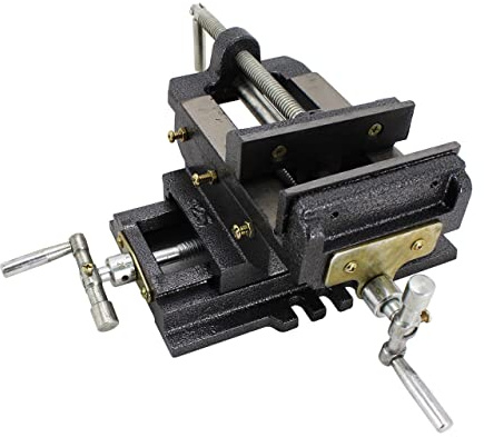 TEXALAN(R) 2 Way 4-Inch Heavy Duty Cross Slide Vise Clamp Machine Drill Press X-Y Compound Vise
