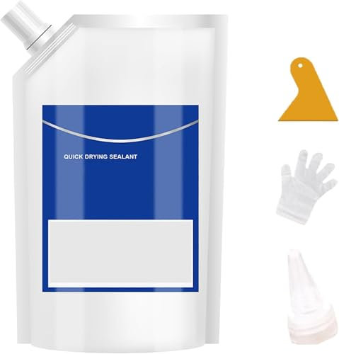 Quick-Drying Crack-Resistant Gap-Filling Glue, 500g Concrete Crack Filler, Concrete Crack Waterproof Repair Sealant, Caulking Glue for Concrete, Cement Crack Filler (1 PCS)