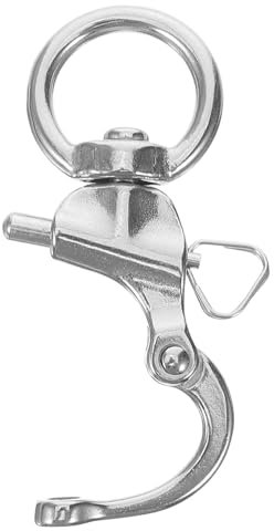 DOITOOL Moschettone Girevole A Molla Con Fibbia in Acciaio Inossidabile A Sgancio Rapido Per Immersioni E Attrezzatura