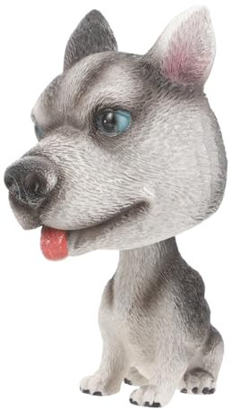 BESTonZON Stehender Hund Dekoration Cartoon-Ornament Für Auto-innenausstattung Nickender Hund Autozubehör Schönes Geschenk Für Freunde Und Familie