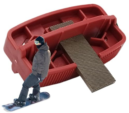 Affilabordi Laterali per Snowboard, Tagliabordi per Snowboard Multiangolo, Strumento per La Rimozione Della Ruggine Sbavatura Manutenzione Degli Sci, Affilatrice Pattini Da Ghiaccio Lim a Incorporata