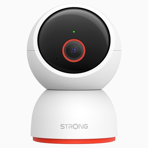 Cámara de seguridad interior 4K de 8 MP, visión panorámica e inclinación de 360°, detección movimiento, wifi 2.4G/5G, visión nocturna, almacenamiento en la nube y tarjeta SD de 512 GB, aplicación.