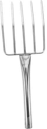 SOIMISS Forchio Di Fanno Strumenti Da Giardinaggio Forca Da Scavo Da Giardinaggio Forca Da Scavo Per Carichi Pesanti Forchetta Per Trucioli Pale Per Scavare Silver Acciaio Inossidabile