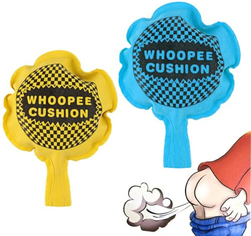 NHQZ Cuscino Scorreggione - Whoopee Cushion Pillow, Petofono Scoregge Cuscino Scorreggione, Divertente Scherzo Gag Joke Toy,giochi Per Familiari E Amici,Festa Partito Decorazioni Giocattolo, 2 pezzo