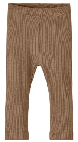 Nbnkab leggings Noos, Rostad kokosnöt, 104