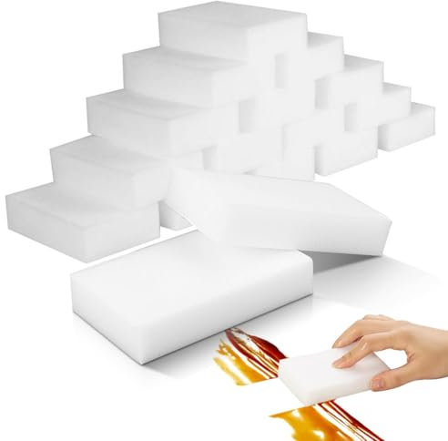 KYLOS 12 Spugne Magiche Multiuso - Gomma Cancellante per Pareti, Scarpe e Pavimenti - Rimuove Macchie Ostinate Senza Prodotti Chimici - Riutilizzabile e Adatta a Tutte le Superfici