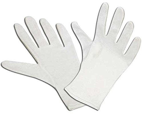 GUANTI SOTTOGUANTI COTONE BIANCO CONF. 12 PAIA (7/M)