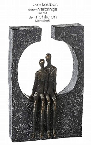 Casablanca - Figura de Escultura de unión (Poli Bronce, 27,5 cm)