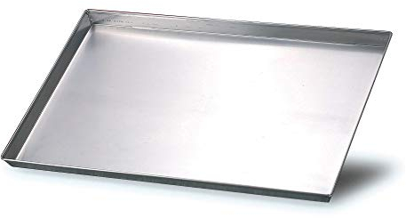 Teglia rettangolare, accicio inox, Linea Latta 37x60 cm